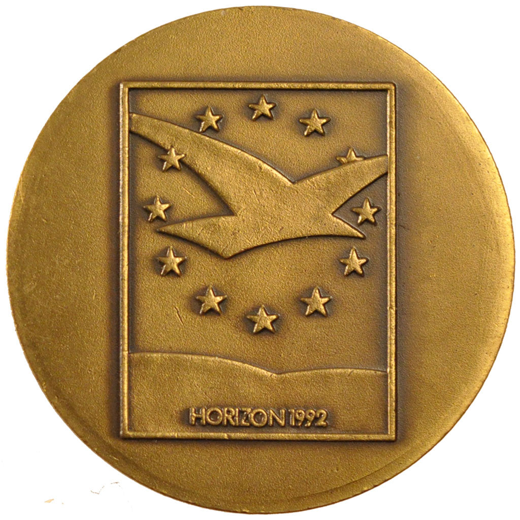 France, Notary, Token, 1989, AU(55-58), Bronze, 13.58