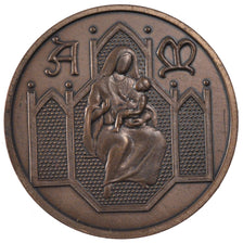 France, Notary, Token, 1991, AU(55-58), Bronze, 26.46