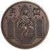 France, Notary, Token, 1991, AU(55-58), Bronze, 26.46