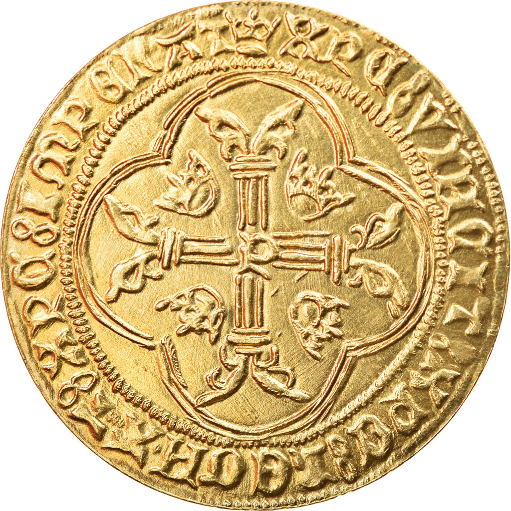 France, Medal, Reproduction Ecu à la Couronne de Louis XI, MDP, MS(65-70)