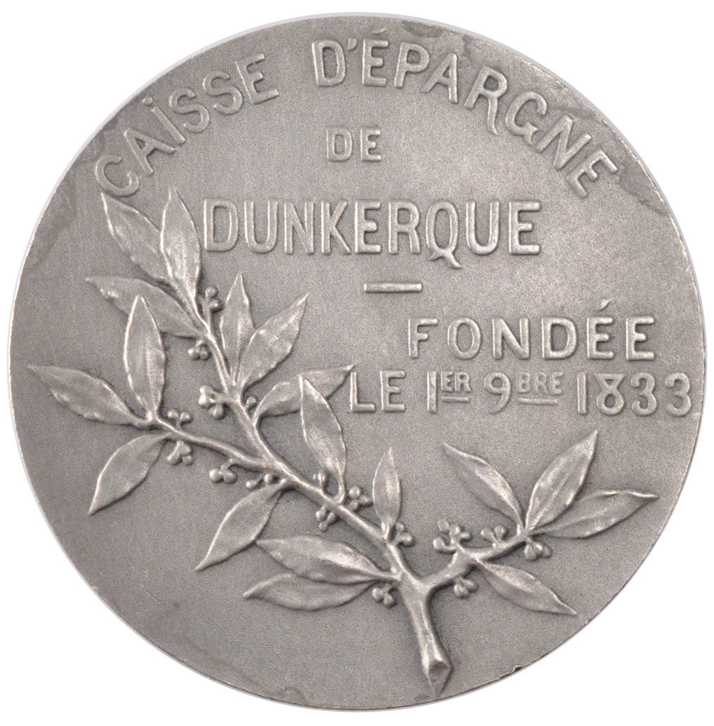 France, Savings Bank, Token, AU(55-58), Silver, 24.69