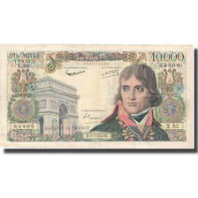 France, 10,000 Francs, Bonaparte, 1957, 1957-07-04, VF(30-35), Fayette:51.9