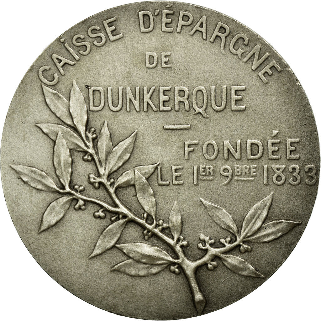 France, Token, Savings Bank, AU(55-58), Silver