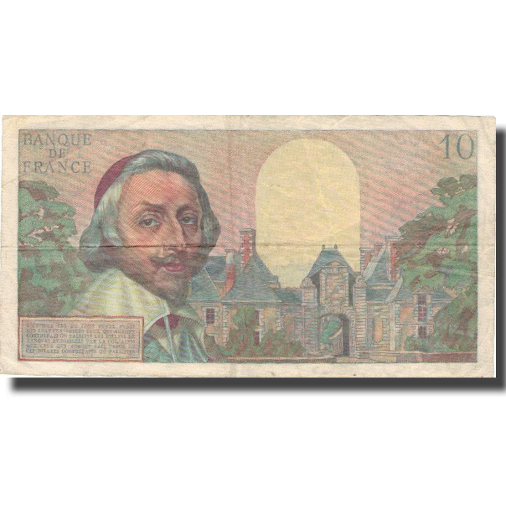 France, 10 Nouveaux Francs, Richelieu, 1960, 1960-06-02, VF(20-25)