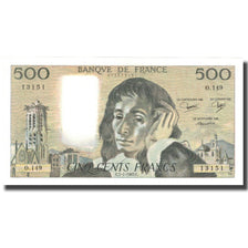 France, 500 Francs, Pascal, 1982, 1982-01-07, UNC(60-62), Fayette:71.26, KM:156e
