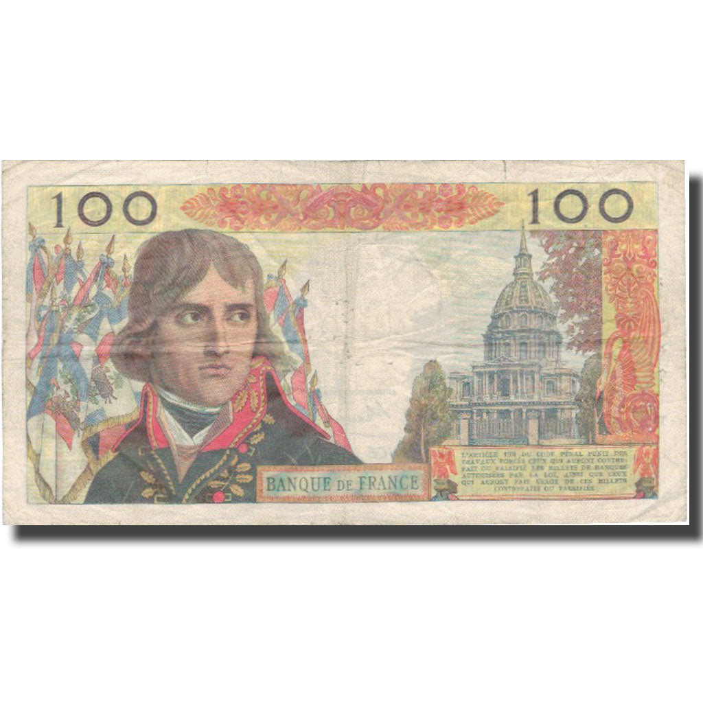 France, 100 Nouveaux Francs, Bonaparte, 1960, 1960-04-07, VF(20-25)
