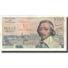 France, 10 Nouveaux Francs, Richelieu, 1957, 1957-03-07, EF(40-45)