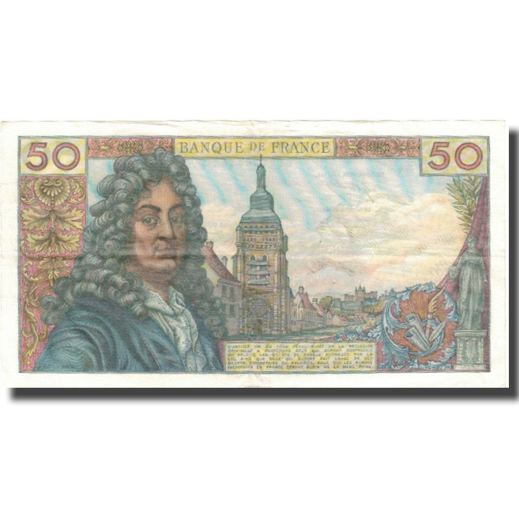 France, 50 Francs, Racine, 1974, 1974-10-03, TTB, Fayette:64.28, KM:148d