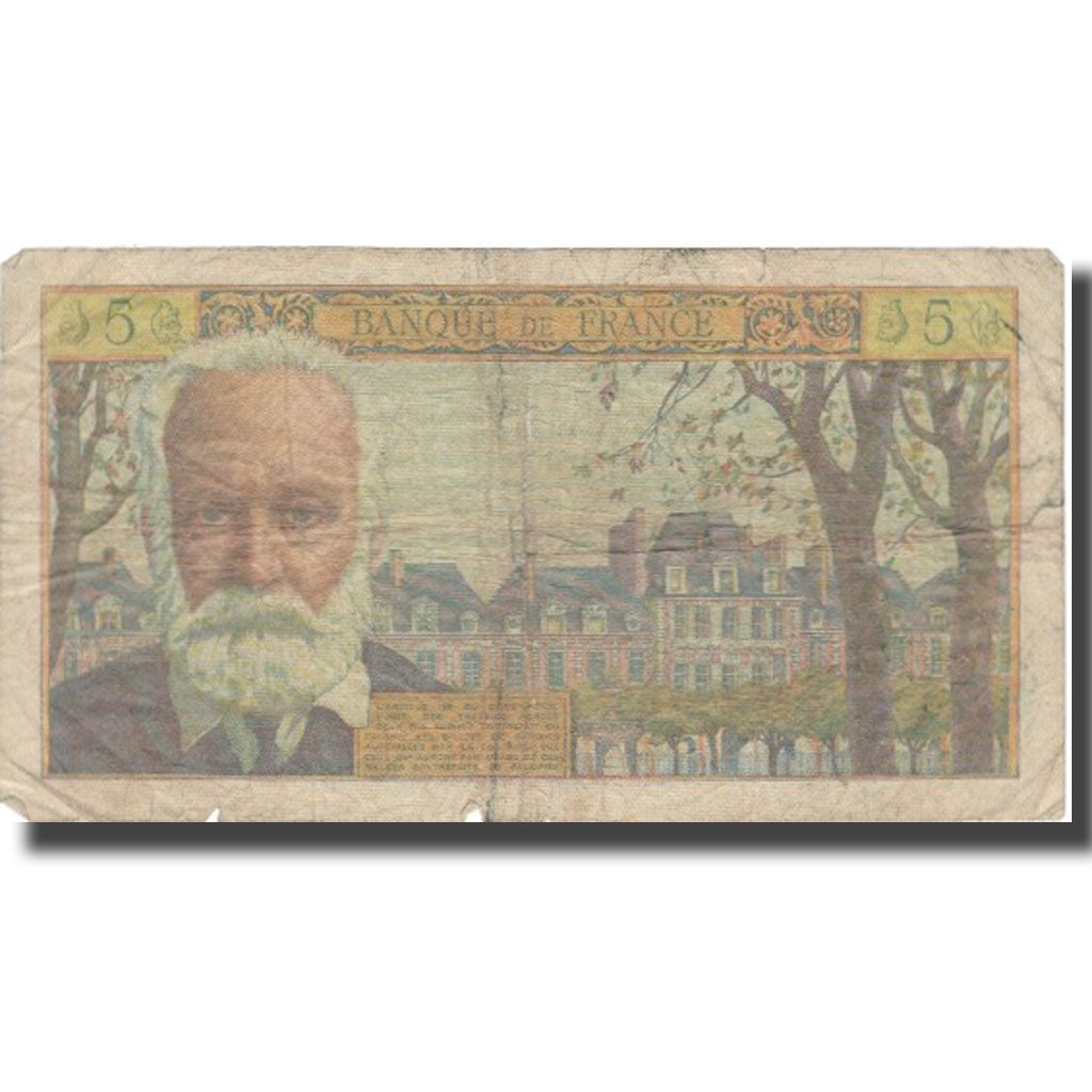 France, 5 Nouveaux Francs, Victor Hugo, 1959, 1959-12-03, F(12-15)