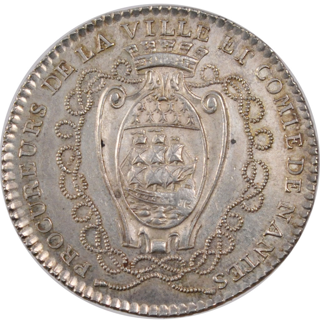 France, Royal, Token, AU(55-58), Silver, Feuardent #8945, 8.01