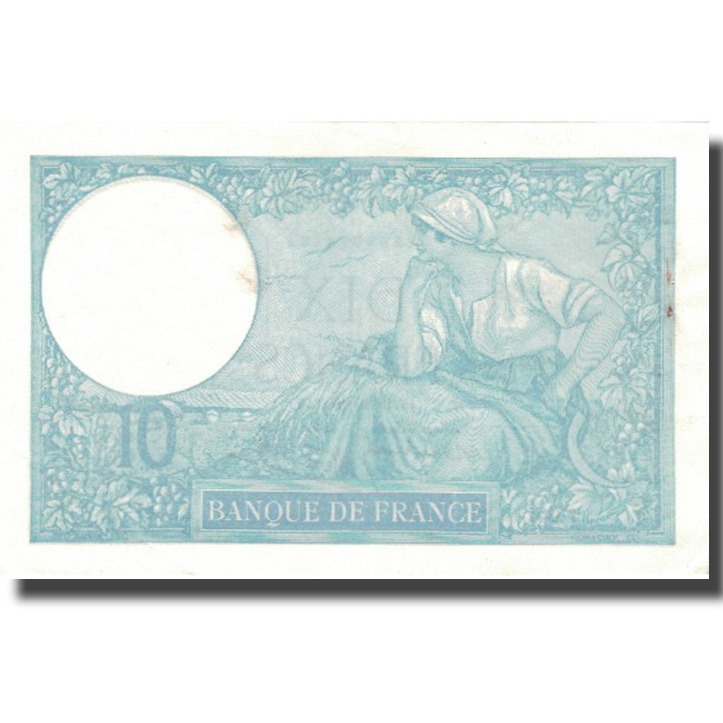 Francia, 10 Francs, Minerve, 1939, 1939-10-19, BB+, Fayette:7.12, KM:84