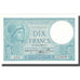 France, 10 Francs, Minerve, 1939, 1939-10-19, SUP, Fayette:7.12, KM:84