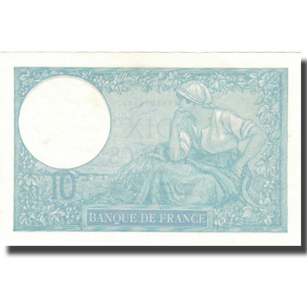 Francia, 10 Francs, Minerve, 1939, 1939-10-19, EBC, Fayette:7.12, KM:84
