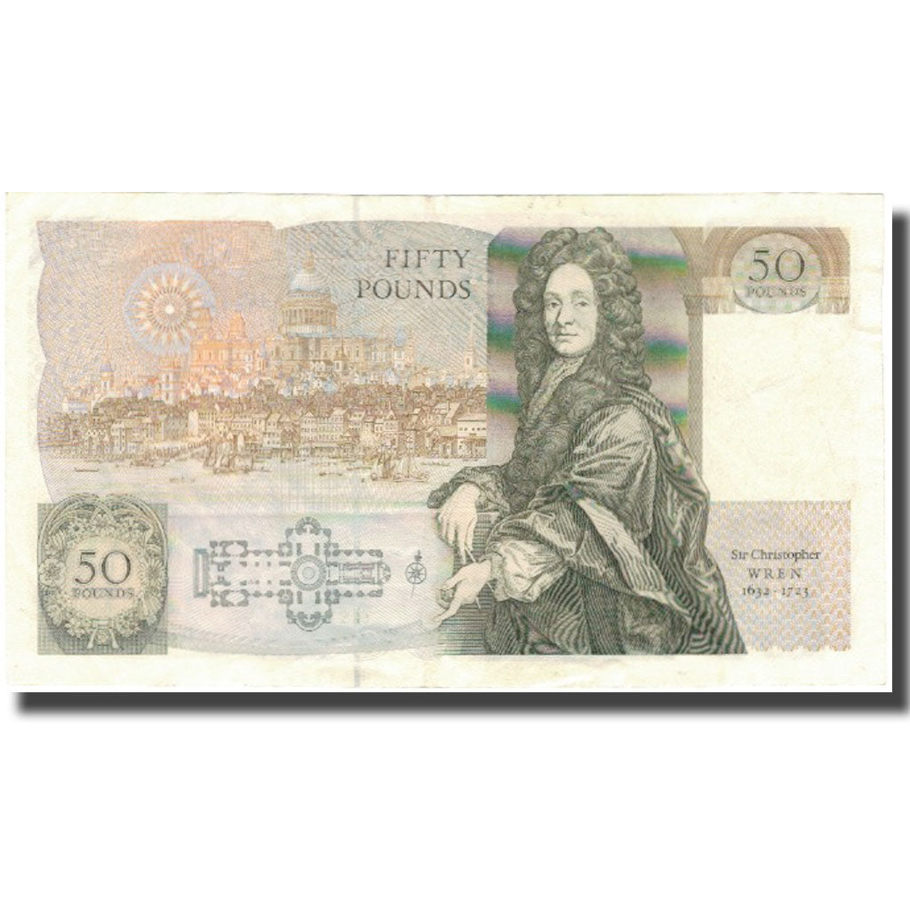 Banknote, Great Britain, 50 Pounds, Undated (1981-93), KM:381b, VF(30-35)
