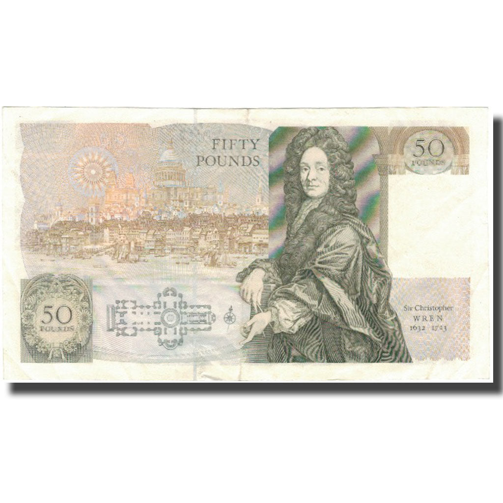 Banconote, Gran Bretagna, 50 Pounds, Undated (1981-93), KM:381b, BB