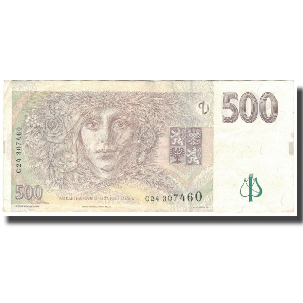 Banknote, Czech Republic, 500 Korun, 1997, 1997, KM:20, EF(40-45)