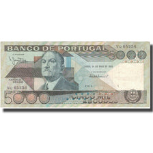 Banknote, Portugal, 5000 Escudos, 1983, 1983-05-24, KM:182c, VF(20-25)