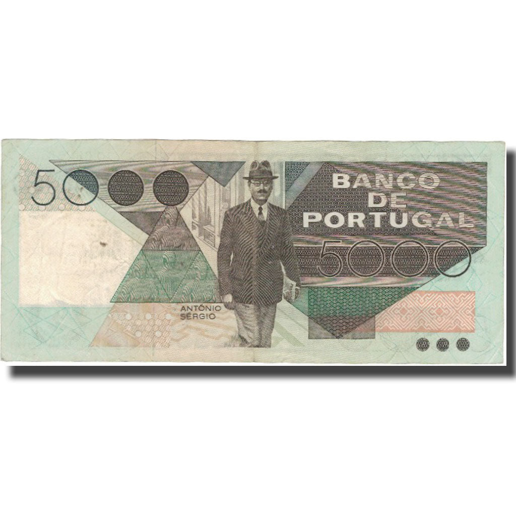 Banknote, Portugal, 5000 Escudos, 1983, 1983-05-24, KM:182c, VF(20-25)