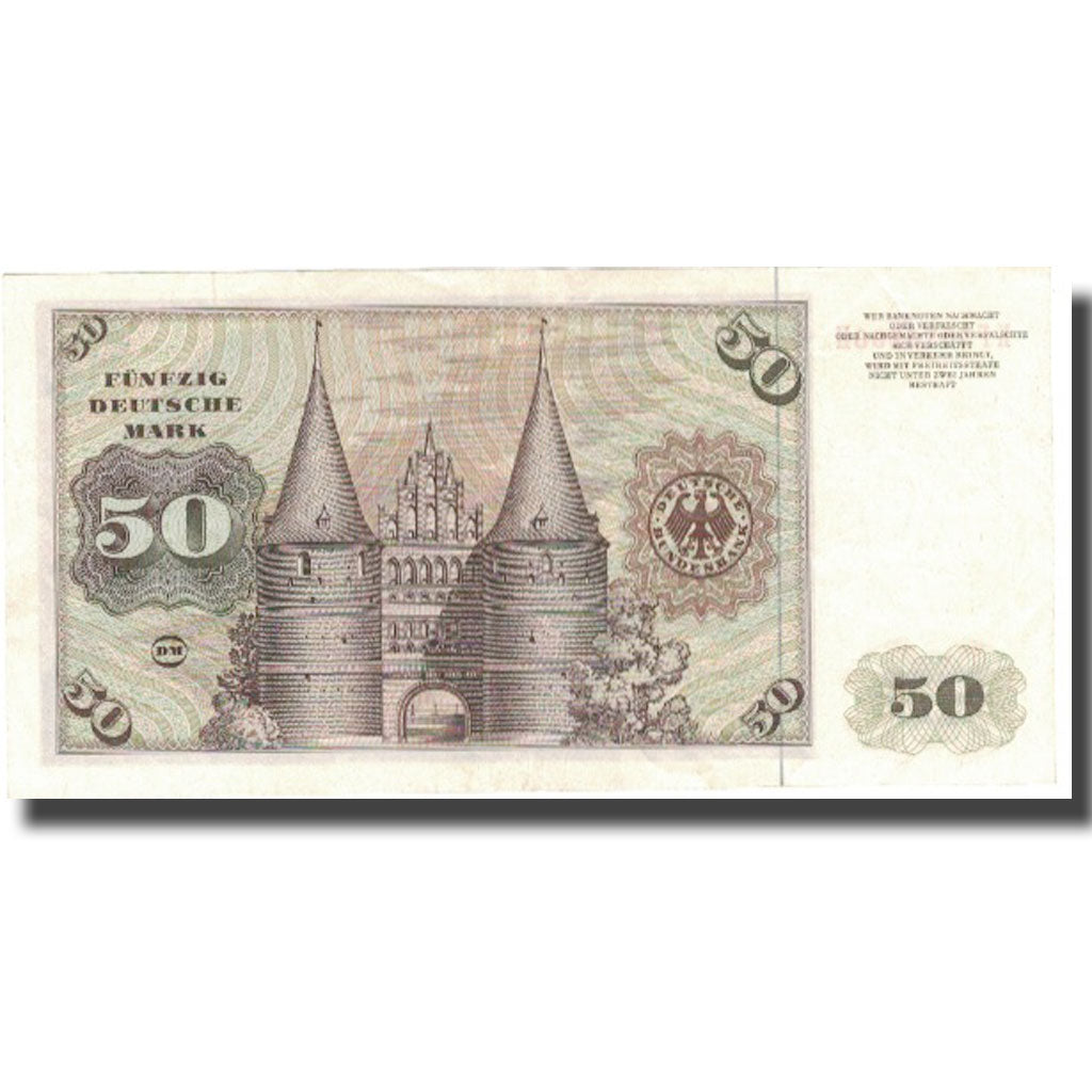 Banknote, GERMANY - FEDERAL REPUBLIC, 50 Deutsche Mark, 1977, 1977-06-01