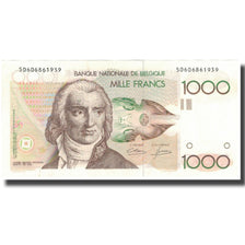 Banknote, Belgium, 1000 Francs, Undated (1980-96), KM:144a, AU(55-58)