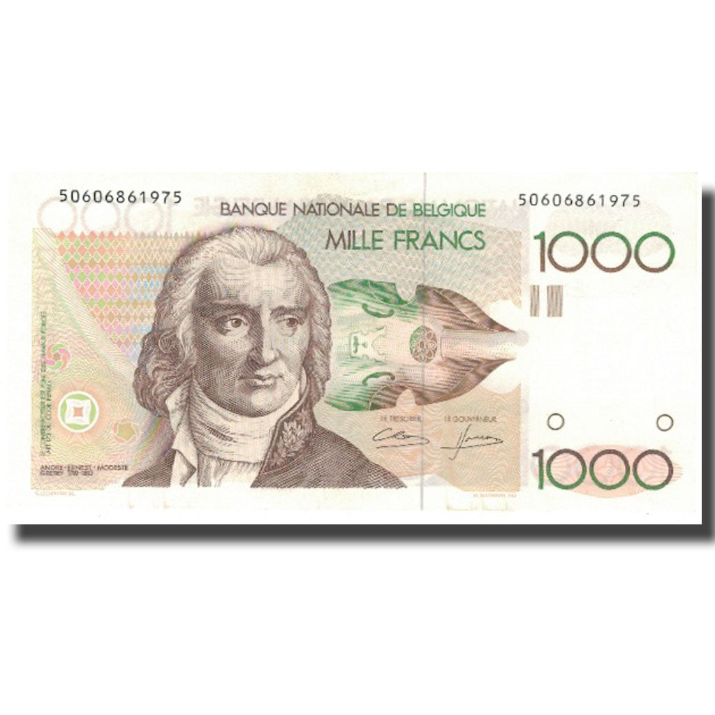 Banknote, Belgium, 1000 Francs, Undated (1980-96), KM:144a, UNC(60-62)