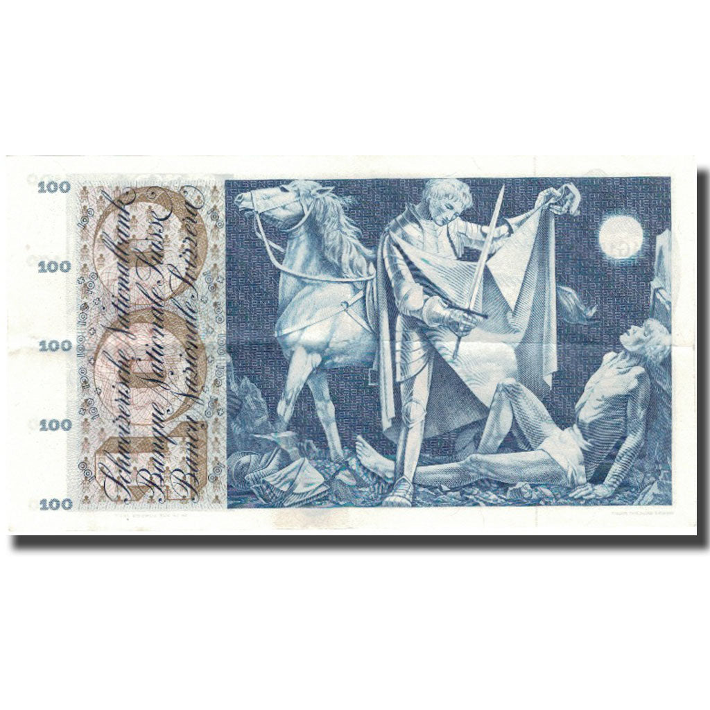 Billete, 100 Franken, 1956-73, Suiza, KM:49d, MBC