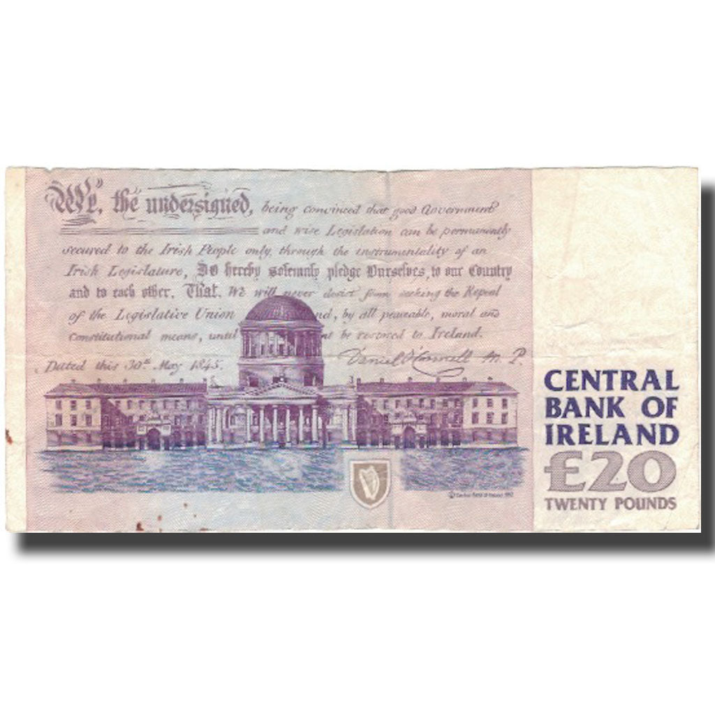 Billet, Ireland - Republic, 20 Pounds, 1993, 1993-07-13, KM:77a, TB+