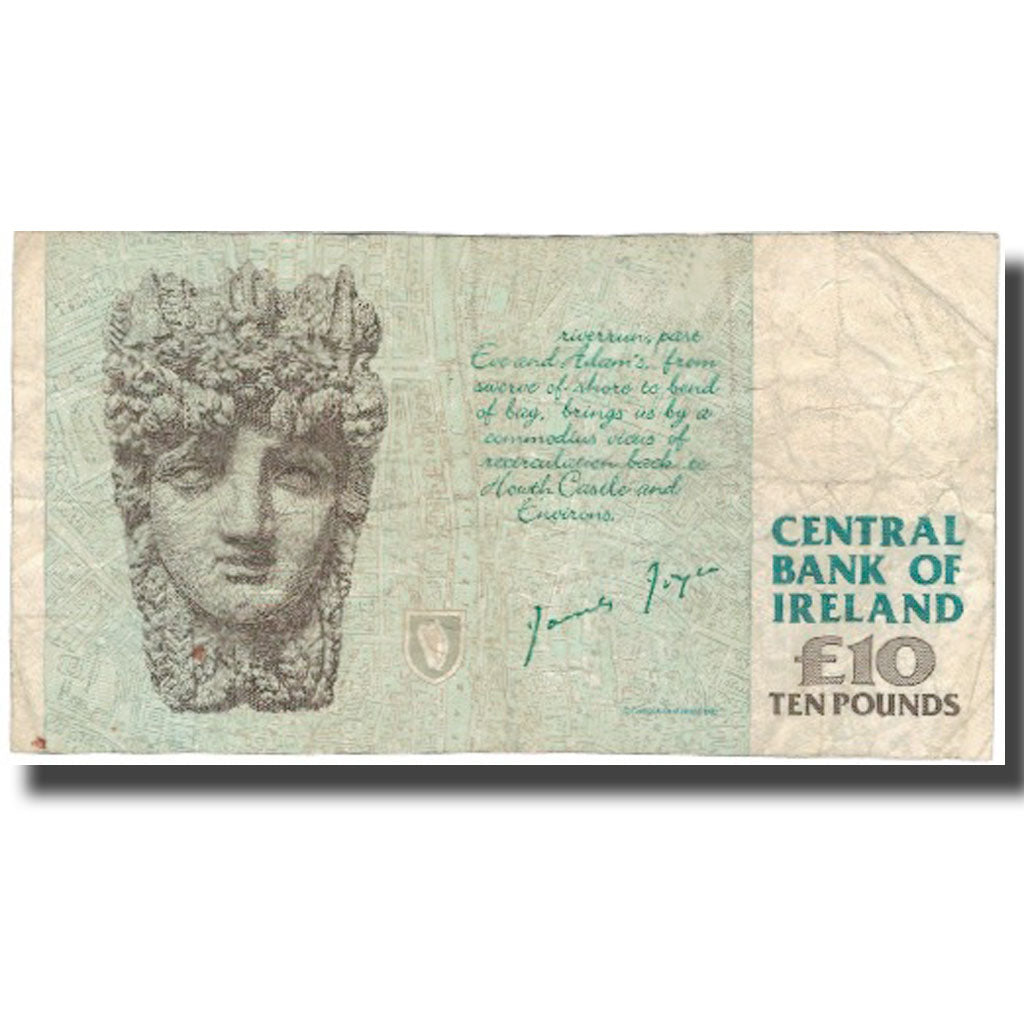 Banknote, Ireland - Republic, 10 Pounds, 1994, 1994-04-27, KM:76a, VF(20-25)