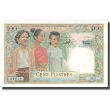Billet, FRENCH INDO-CHINA, 100 Piastres = 100 Dong, Undated (1954), KM:108, SUP