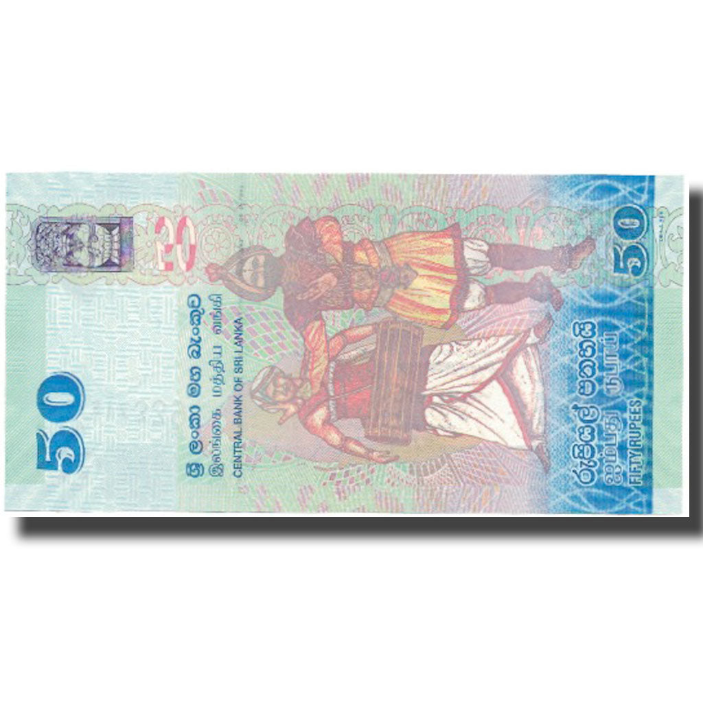 Billete, 50 Rupees, 2010, Sri Lanka, 2010-01-01, KM:124a, UNC