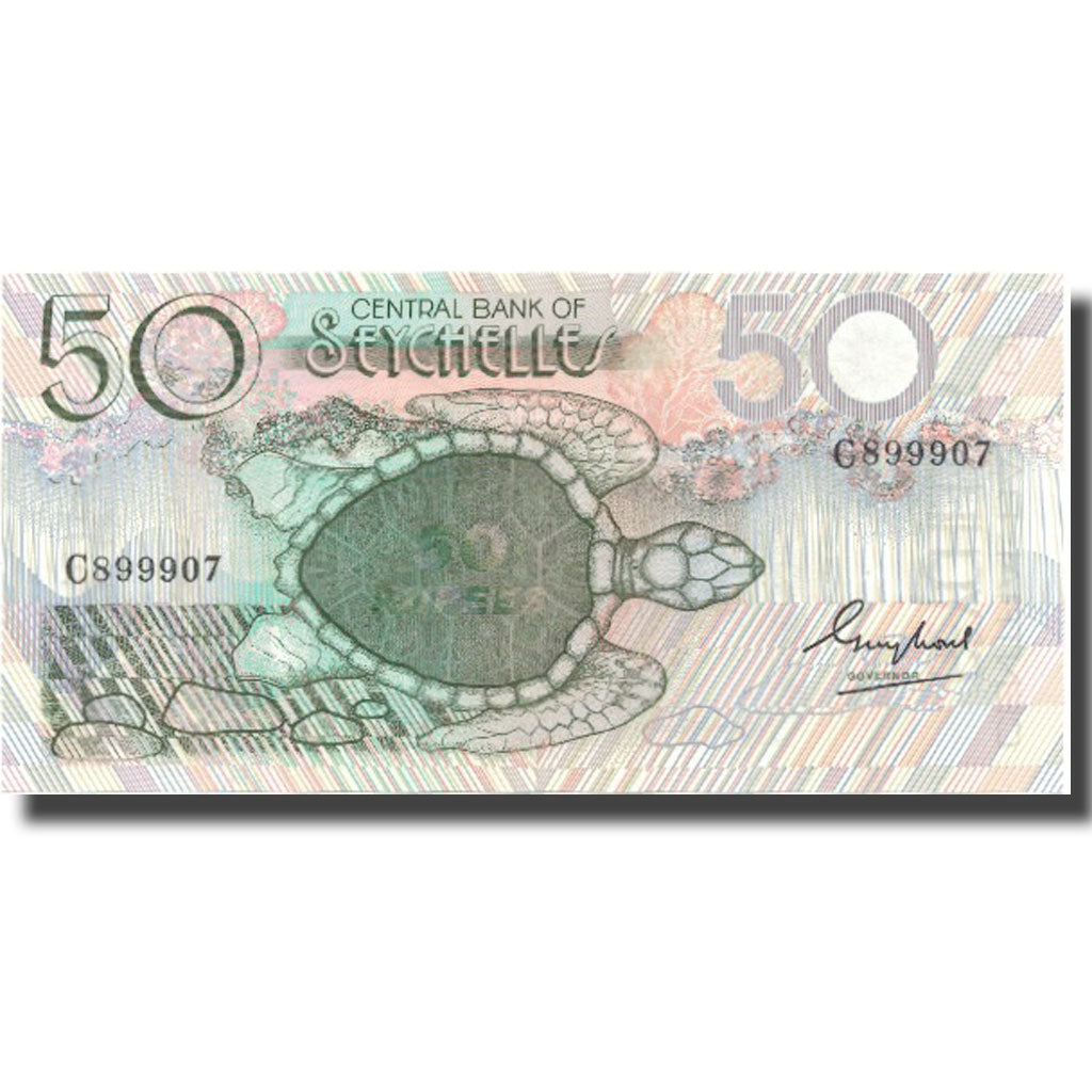 Banknote, Seychelles, 50 Rupees, Undated (1983), KM:30a, UNC(65-70)
