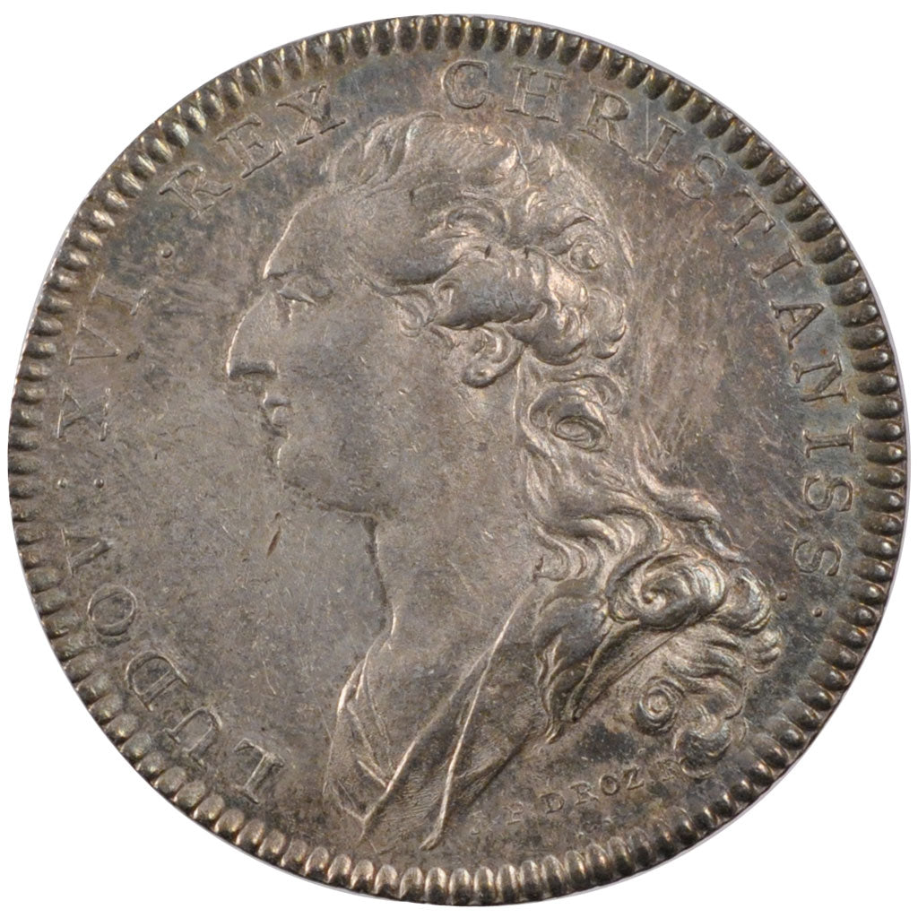 Francia, Token, Royal, 1776, BB+, Argento, Feuardent:339