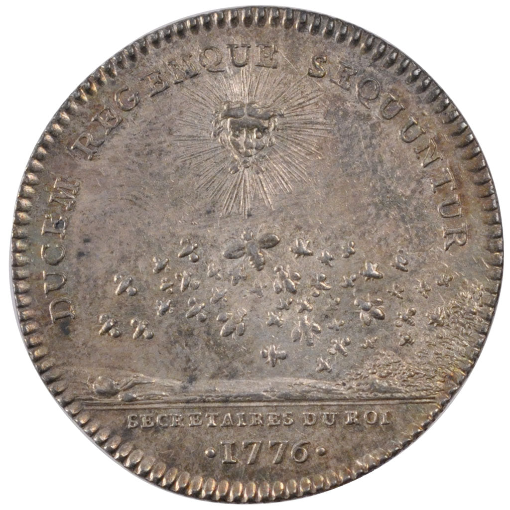 Francia, Token, Royal, 1776, BB+, Argento, Feuardent:339