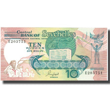 Banknote, Seychelles, 10 Rupees, Undated (1989), KM:32, UNC(65-70)