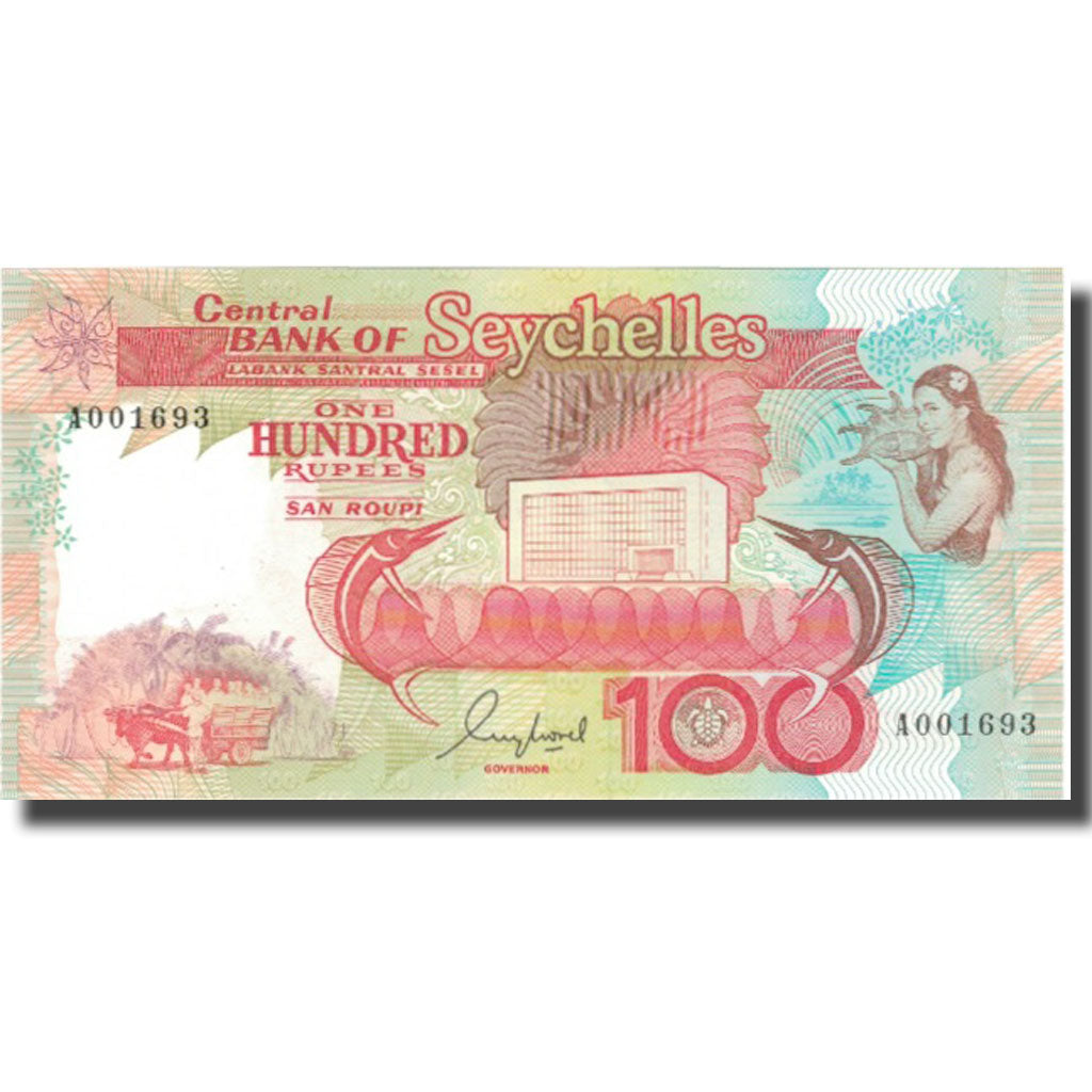 Billet, Seychelles, 100 Rupees, Undated (1989), KM:35, NEUF