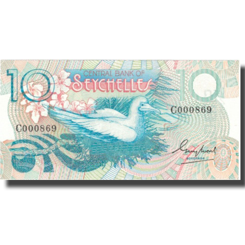 Banknote, Seychelles, 10 Rupees, Undated (1983), KM:28a, UNC(65-70)