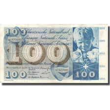 Banknote, Switzerland, 100 Franken, 1963, 1963-03-28, KM:49e, VF(30-35)