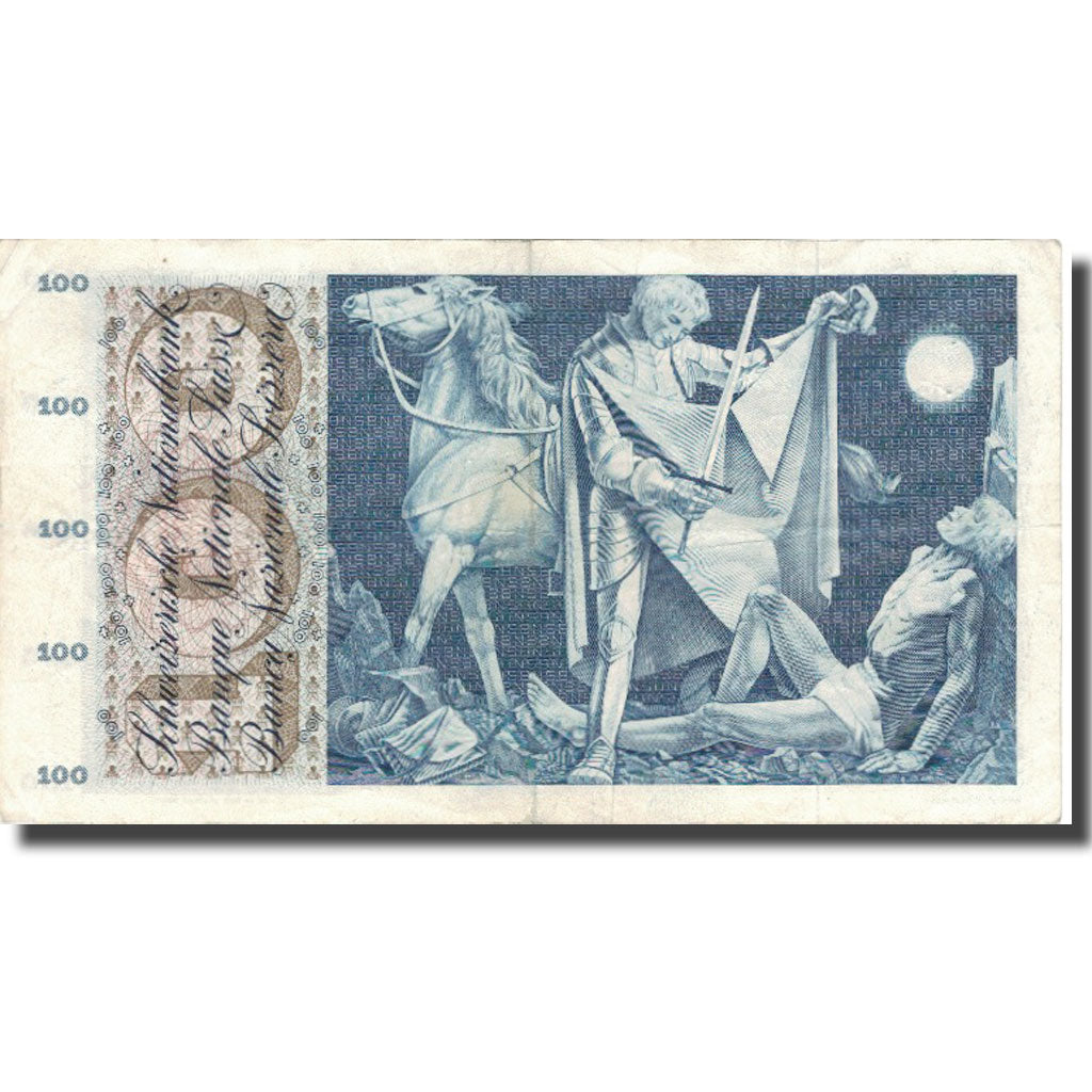 Banknote, Switzerland, 100 Franken, 1963, 1963-03-28, KM:49e, VF(30-35)