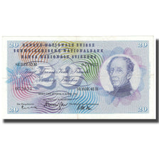 Banknote, Switzerland, 20 Franken, 1964, 1964-04-02, KM:46k, EF(40-45)
