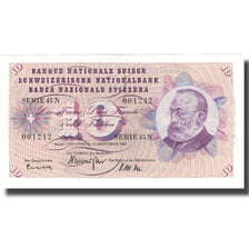 Banknote, Switzerland, 10 Franken, 1965, 1965-12-23, KM:45k, UNC(64)