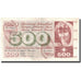 Banknote, Switzerland, 500 Franken, 1970, 1970-01-05, KM:51h, EF(40-45)