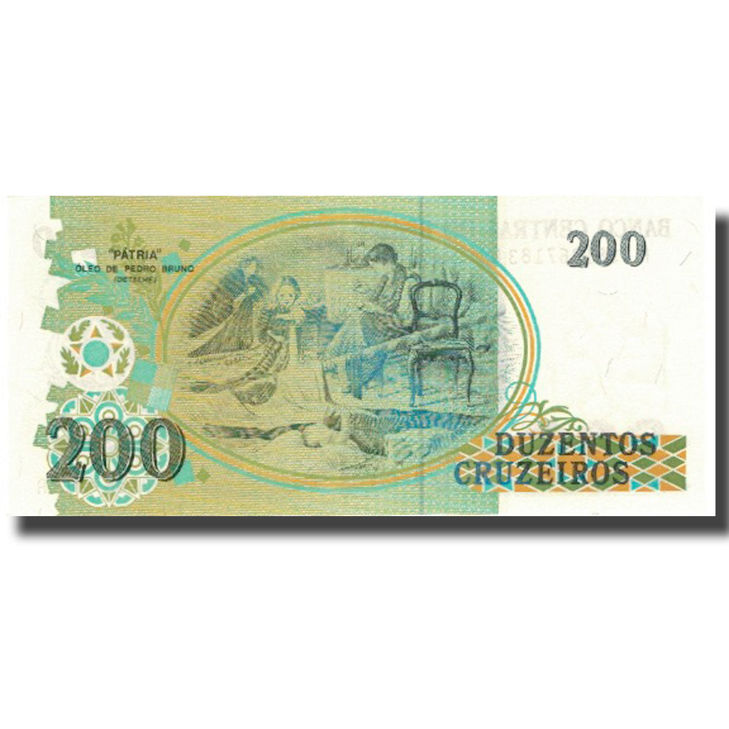 Banknote, Brazil, 200 Cruzeiros, 2010, 2010, UNC(65-70)