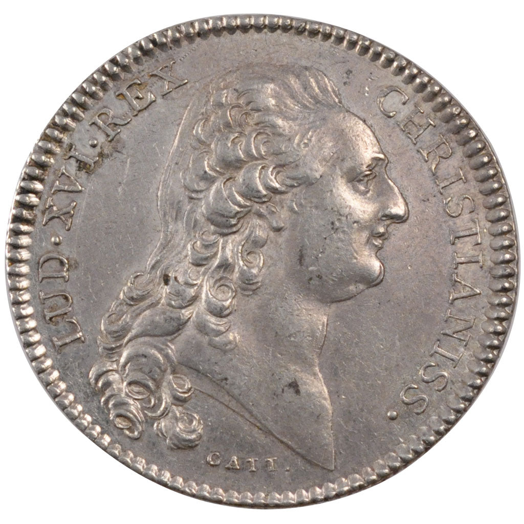 France, Royal, Token, 1789, AU(55-58), Silver, Feuardent #11010, 10.34