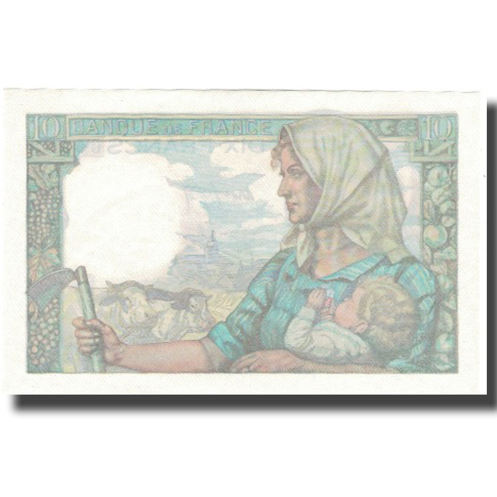 Francia, 10 Francs, Mineur, 1941, 1941-10-09, EBC+, Fayette:8.2, KM:99b