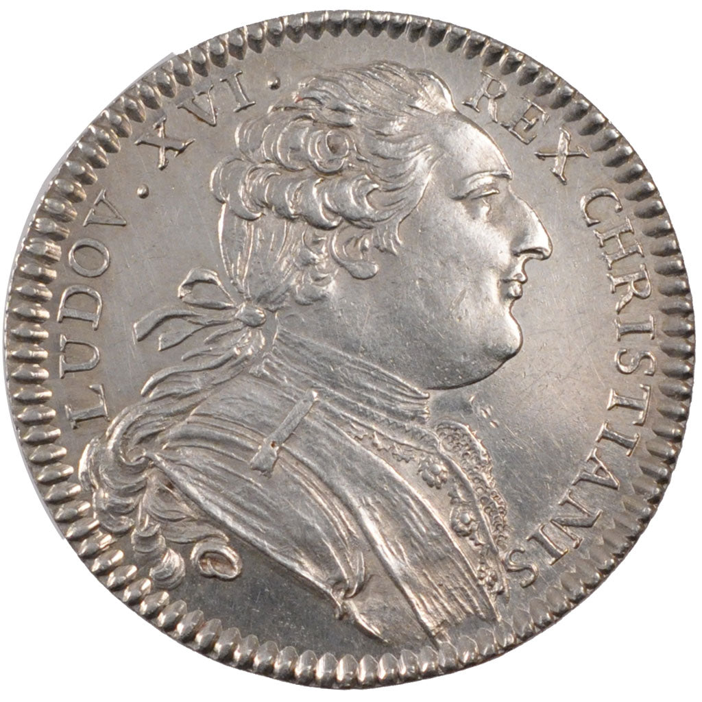 France, Royal, Token, 1780, AU(55-58), Silver, Feuardent #8789, 7.04