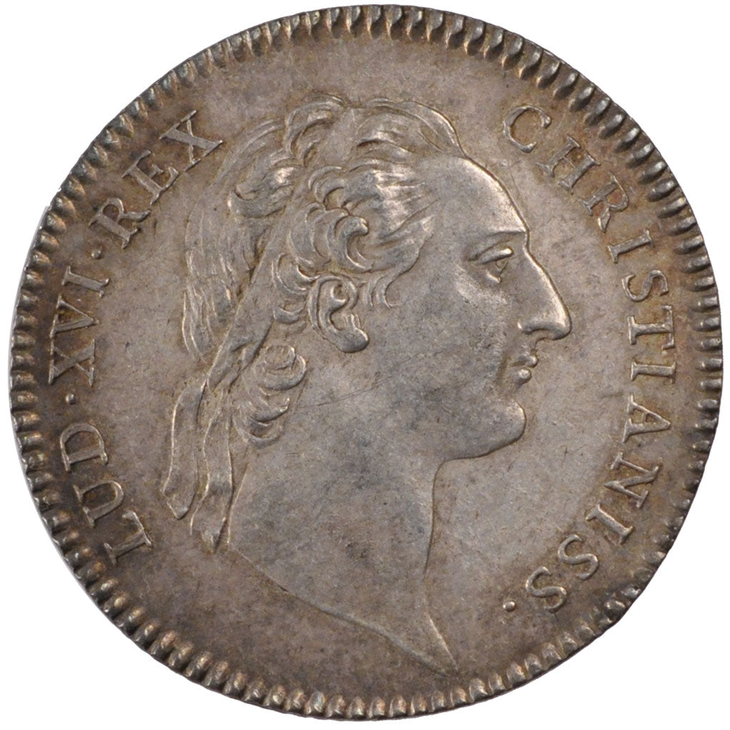 France, Royal, Token, 1774, AU(50-53), Silver, Feuardent #8781, 6.56
