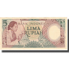 Banknote, Indonesia, 5 Rupiah, Undated (1958), KM:55, EF(40-45)