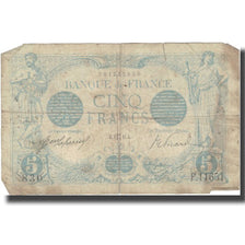 Francia, 5 Francs, Bleu, 1916, 1916-05-02, B, Fayette:2.39, KM:70