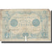 France, 5 Francs, Bleu, 1916, 1916-06-22, VG(8-10), Fayette:2.40, KM:70