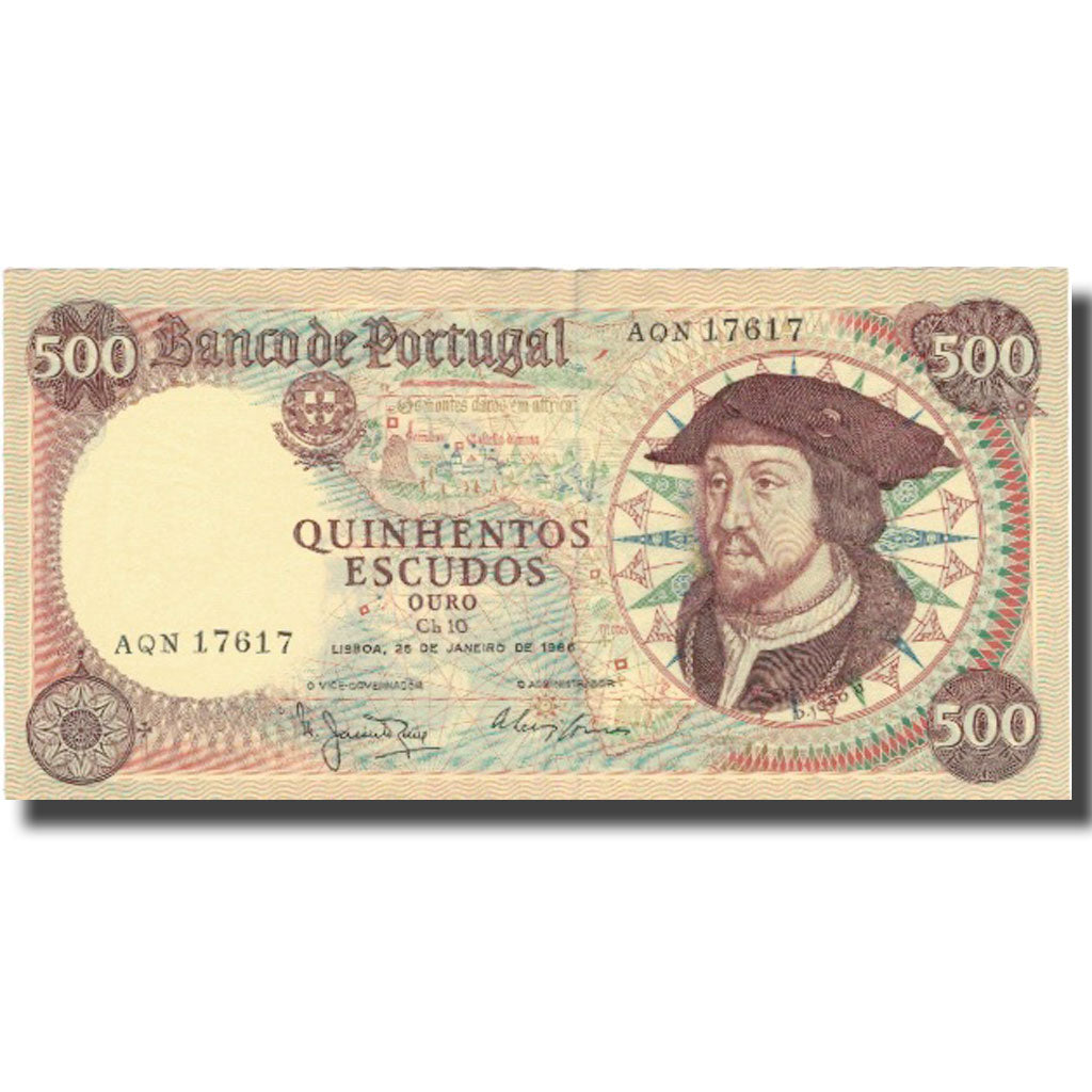 Banconote, Portogallo, 500 Escudos, 1966, 1966-01-25, KM:170a, SPL-